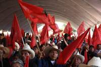 50 mil antorchistas exigen justicia para edil de Huitzilan