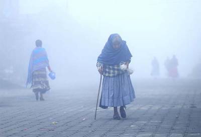 Nuevo frente frío causará heladas en zonas montañosas de Puebla este lunes