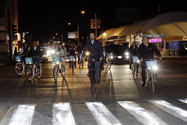 Alcalde Banck rehabilita ciclovía del Bulevar Norte y Prolongación Reforma