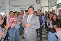 Alcalde designado por el Congreso asume funciones en San Martín Texmelucan