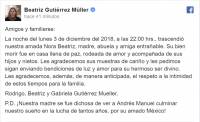 Murió en Puebla la madre de Beatriz Gutiérrez, esposa de AMLO
