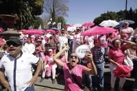 FOTOS: Manifestación en Puebla contra el Plan B de Reforma Electoral