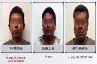Detienen a tres secuestradores en Puebla, uno es yerno de 