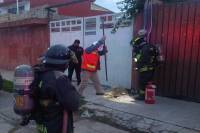 Robo de tubería provoca fuga de gas en Lomas de Castillotla