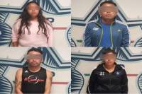 SSP Puebla detiene a cuatro narcomenudistas de la banda de 