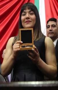 Alexa Moreno recibió premio al Mérito Deportivo