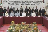 Pide gobernador a municipios de la región de Xicotepec redoblar esfuerzos en seguridad