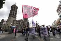 FOTOS: Marcha de las Putas 2021 recorrió las calles de Puebla