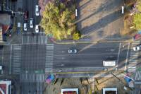 Entrega Ayuntamiento de Puebla semaforización y balizamiento actualizado en la 25 Oriente-Poniente