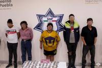 SSP Puebla captura a cinco narcomenudistas cómplices de 