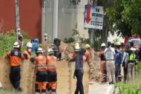 VIDEO: Muere hombre aplastado por alud de tierra en Cuautlancingo