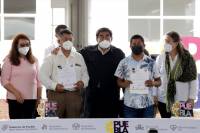 Barbosa entrega viviendas a damnificados por explosión de ducto en Xochimehuacan
