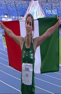 Paola Morán, medalla de oro para México en 400 metros de la Universiada Mundial