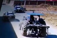 Policías de Coronango balean y golpean a campesino abordo de un tractor