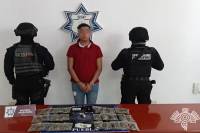 Cómplice de Los Sinaloa fue capturado con droga en la Avenida Juárez