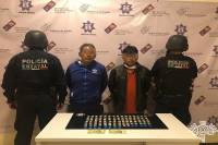 SSP Puebla detiene a pareja de narcomenudistas de la banda de 