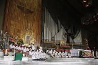 Acuden más de 12 mil poblanos a la Basílica de Guadalupe por peregrinación anual