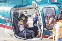 Alexander, menor con cáncer, también cumple su sueño de volar en helicóptero