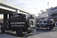 Instalan operativo policial en el mercado de Amalucan por oposición a obras