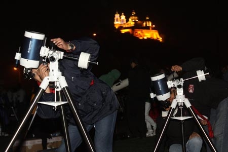 Noche de estrellas se vivió en San Andrés Cholula
