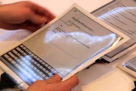PaperTab, la tableta flexible que sustituirá al papel