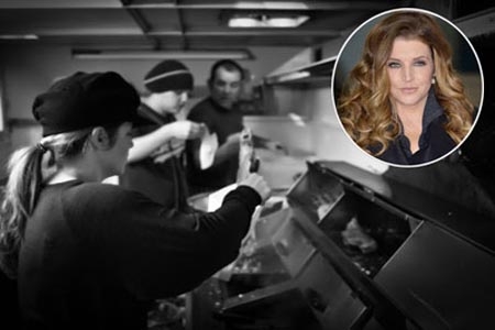 Lisa Marie Presley, la reina del fast food en Inglaterra