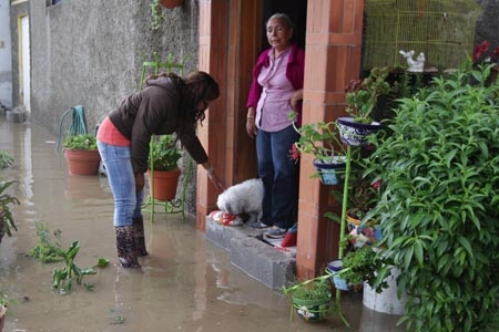 Desbordamiento del río Rabanillo causó afectaciones en viviendas