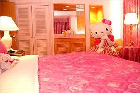 Hello Kitty y su habitación de lujo