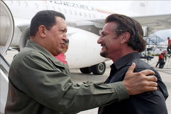 Sean Penn se reúne con Hugo Chávez