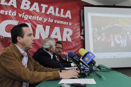PRI defenderá todos sus triunfos, advierte Fernández del Campo