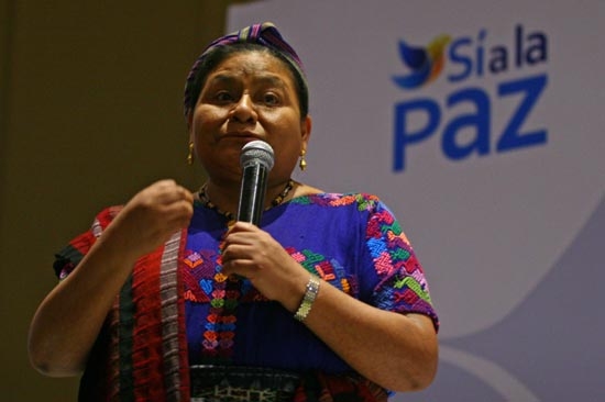 Rigoberta Menchú participó en el foro Tolerancia, organizado por la SGG