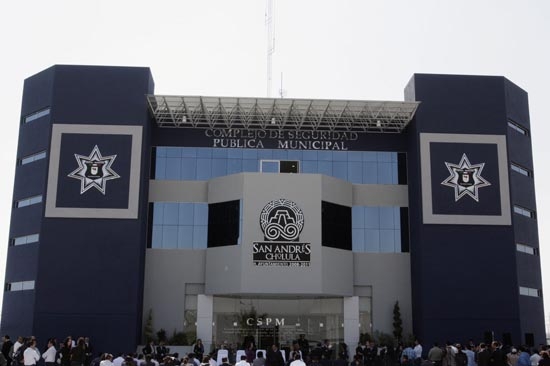 Moreno Valle y David Cuautli inauguran el Complejo de Seguridad Pública