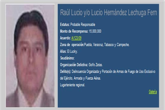 Marina capturó a El Lucky, fundador de los Zetas y cabecilla en Puebla