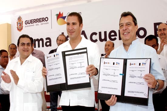 Gobiernos de Puebla y Guerrero signaron convenio de colaboración