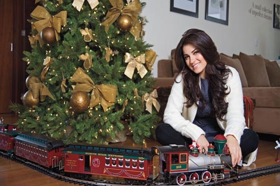 Mayte Perroni ama la navidad