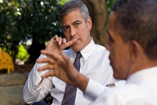 George Clooney tiene malaria