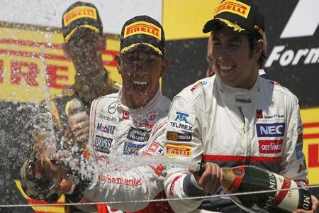 Checo Pérez, tercer lugar en el GP de Canadá