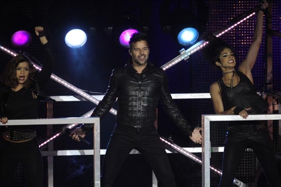 Ricky Martin cumple con velada musical en Puebla