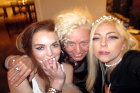 Lady Gaga y Lindsay Lohan compartieron pijamada