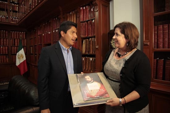 Eduardo Rivera sostuvo reunión de trabajo con la alcaldesa de Campeche