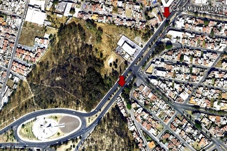 Viaducto Zaragoza al límite de la zona de monumentos
