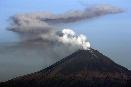 Se forma nuevo domo de lava en cráter del Popocatépetl