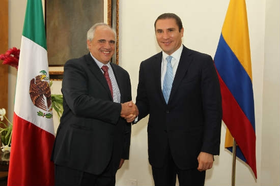 Moreno Valle se reúne con Ernesto Samper, ex presidente de Colombia