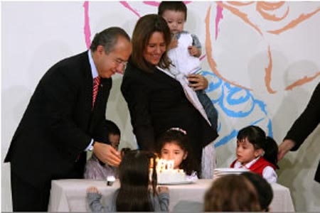 Margarita Zavala celebra cumpleaños en Los Pinos
