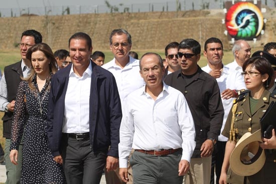 Este Parque Metropolitano sí es fantástico: Felipe Calderón