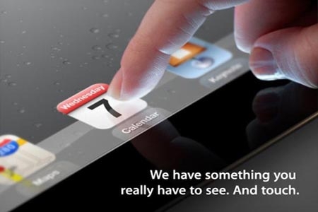 Habemus iPad 3, próximo 7 de marzo