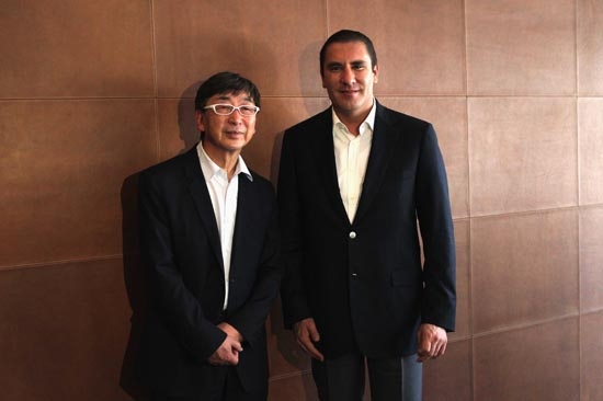 Moreno Valle se reúne con el arquitecto Toyo Ito