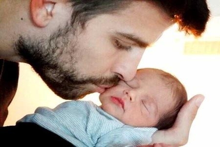 La primera foto del hijo de Shakira y Piqué
