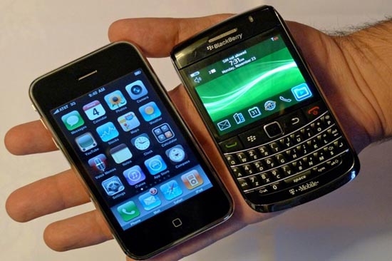BlackBerry supera en ventas al iPhone