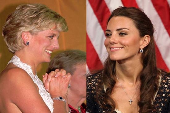 Kate Middleton hereda joyería de Lady Di